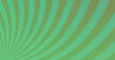 Yeşil çizgilerin dönüşünün ve hipnotik hareketin yeşil arka planda kusursuz döngü içinde tekrarlanmasının canlandırılması.