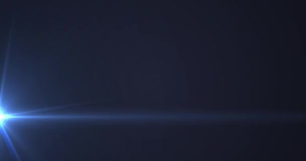 Анимация Светящегося Голубого Пятна Света Движущегося Гипнотическом Движении Бесшовной Петле — стоковое видео