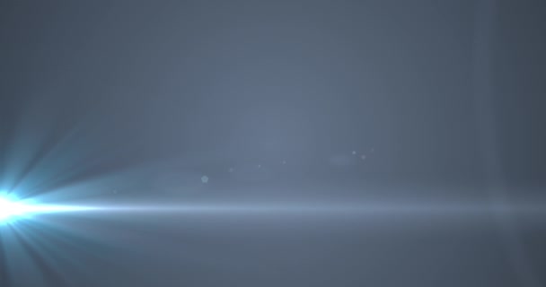 蓝光发光点在蓝光背景下无缝圈催眠运动的动画化 — 图库视频影像