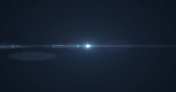 Animation Une Tache Lumière Bleue Rayonnante Déplaçant Mouvement Hypnotique Boucle — Video