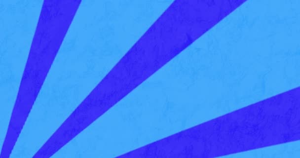 Анимация Синих Полос Вращающихся Движущихся Гипнотическом Движении Повторе Бесшовной Петле — стоковое видео