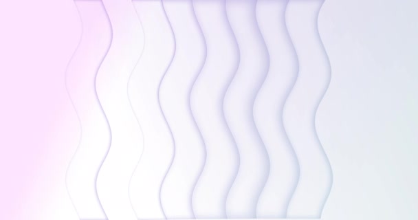 Animazione Più Frecce Sfumate Bianco Porpora Rosa Che Muovono Formazione — Video Stock