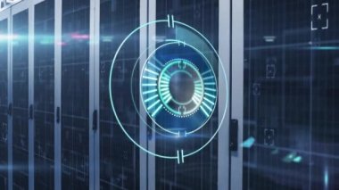 Sunucu odasına karşı yuvarlak tarayıcı