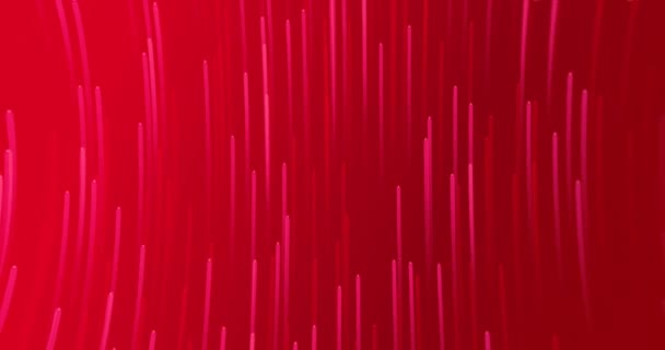 Animation Mehrerer Rotlichtspuren Die Sich Hypnotischer Bewegung Nahtloser Schleife Hintergrund — Stockvideo