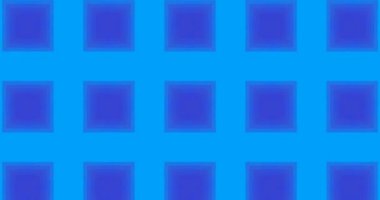 Kaleydoskopik renkli mavi ve mor kare şekillerin hipnotize edici bir şekilde kusursuz bir döngü içinde hareket edişinin animasyonu. Renk, ışık ve hareket kavramı dijital olarak oluşturuldu