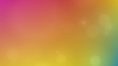 Renkli arka planda beyaz noktaların canlandırılması. Desen, soyutlama ve dijital arayüz konsepti dijital olarak oluşturulmuş video.