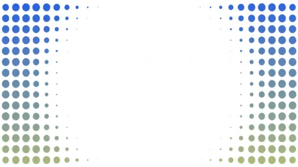 Анимация Красочных Форм Движущихся Белом Фоне Абстрактный Фон Концепция Шаблона — стоковое видео
