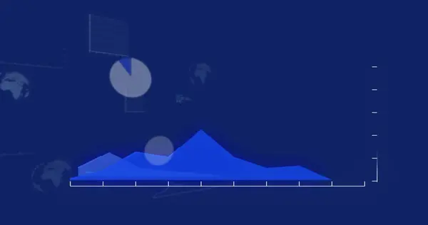 データ処理に関する図の画像 コミュニケーション技術 データ共有 デジタルインターフェースのコンセプトをデジタル生成した画像 — ストック写真