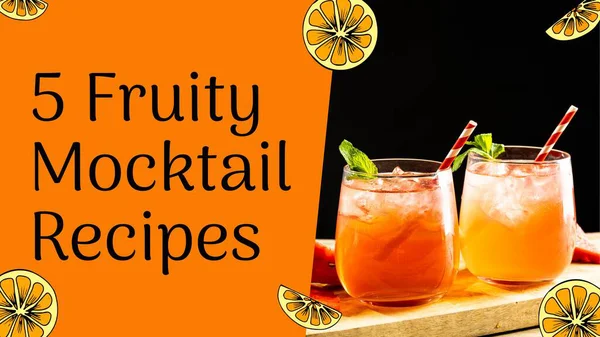 Celebrate Summer Mocktails Vibrant Drinks Citrus Accents Evoke Refreshing Joy — Stock Photo, Image