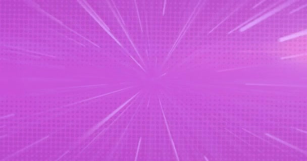 Animation White Lines Moving Pink Background Abstract Background Colours Concept — Stock Video