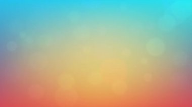 Renkli arka planda ışık lekelerinin canlandırması. Soyut arkaplan ve renk konsepti dijital olarak oluşturulmuş video.