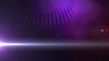 Soyut lens aydınlatma desenli dijital tasarım videosu, boşluğu kopyala. Hareket grafikleri, geleceksel, bilgisayar grafikleri, ışık efektleri.