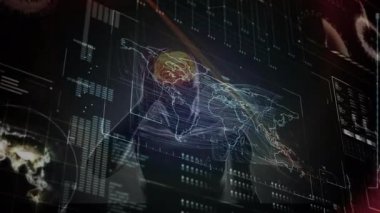 Klipler gibi görünen, strese bağlı çeşitli sebeplerle baş ağrısı çeken bir insan..