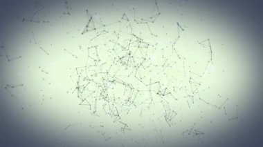 Bej arka planda hareket eden bağlantıların canlandırması. Kırmızı arkaplanda tozla yıldırımın animasyonu. renk, model ve hareket konsepti dijital olarak oluşturulmuş video.