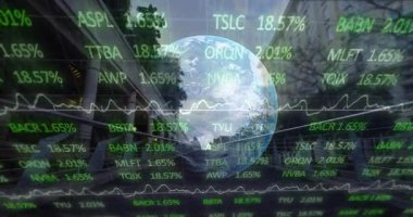 Küresel finans, ekonomi ve teknoloji konsepti dijital olarak üretilmiş video. küresel finans, ekonomi ve teknoloji konsepti dijital olarak oluşturulmuş video.