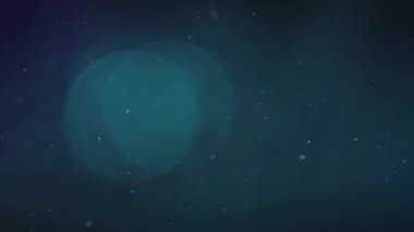 Siyah arka planda hareket eden beyaz noktaların animasyonu. soyut arkaplan ve dijital arayüz kavramı dijital olarak oluşturulmuş video.