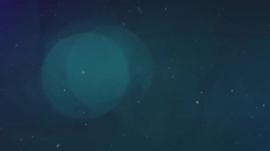 Siyah arka planda hareket eden beyaz noktaların animasyonu. soyut arkaplan ve dijital arayüz kavramı dijital olarak oluşturulmuş video.