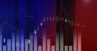 Ticaret platformundaki pazar eğilimlerini gösteren dijital finans tablosunu şamdanlarla sunuyoruz. Analizler, teknoloji, veri görselleştirme, yatırım, iş dünyası, finans, modern