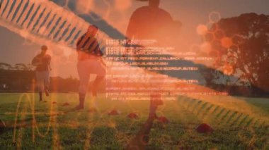 Koç, beyzbol oyuncularının kod kaplamalarıyla konileri çeviklik tatbikatı yapmaları ile başladı. Sporcular, performans, eğitim, dijital, spor, hareket, takım çalışması