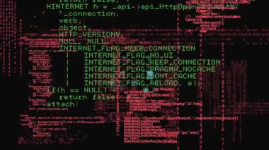 Siyah arkaplandaki dijital simgelerin küresi ile veri işlemenin dijital animasyonu. bilgisayar arayüzü ve teknoloji kavramı