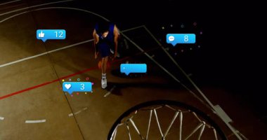 Sporcu potaya top sürüyor, spor pazarında smaç basarken sosyal ikonları yükseltiyor. Dinamik, atletizm, rekabetçi, canlı, dijital, enerjik, spor