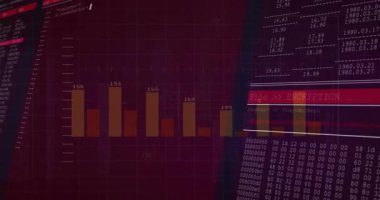 Kullanıcı kullanımı yükleniyor, kod kaydırma paneli hex dökümünü güncellerken çizelge genişliyor. Kontrol paneli, siber güvenlik, veri görselleştirme, animasyon grafikler, dijital arayüz, teknoloji ortamı, sistem izleme