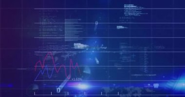 Şebeke ortaya çıkan sürüş kodu zayıflıyor, grafikler çiziyor, disk dönen ışık renklendirme trendleri. Teknoloji, veri görselleştirme, dijital arayüz, analitik, fütüristik, finansal, yenilik