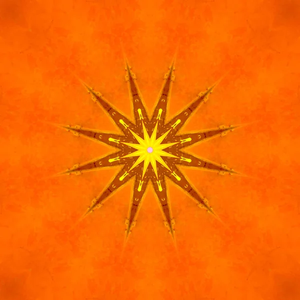 태양권은 바다없는 기하학적 무늬를 설계한다 색깔있는 기하학적 무늬가 있는우아 모양의 — 스톡 사진