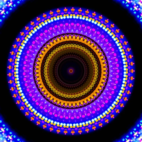 Abstrakte Bunte Kreis Design Geometrische Nahtlose Muster Hintergrund Farbiger Kreis — Stockfoto