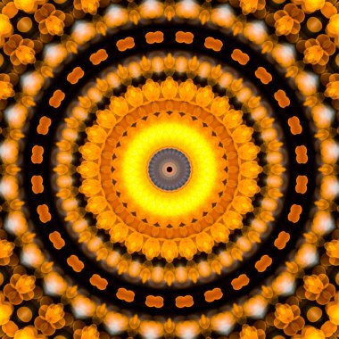 Soyut renkli çember tasarımı geometrik kusursuz model arkaplan. Eşsiz renkli daire logosu. Kusursuz desenli, geometrik şekilli zarif şekiller. Renkli seramik karolar duvar süslemesi.