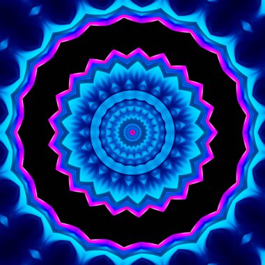 Soyut renkli çember tasarımı geometrik kusursuz model arkaplan. Eşsiz renkli daire logosu. Kusursuz desenli, geometrik şekilli zarif şekiller. Renkli seramik karolar duvar süslemesi.