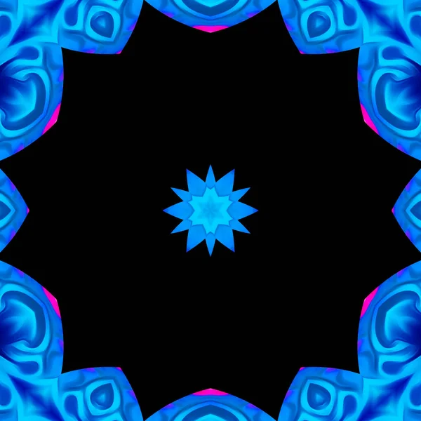 Абстрактный Цветной Звездный Дизайн Геометрического Фона Цветной Логотип Star Unique — стоковое фото