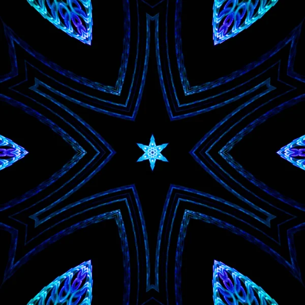 Abstrakt Färgglad Stjärna Design Geometriska Sömlös Mönster Bakgrund Färgad Stjärna — Stockfoto