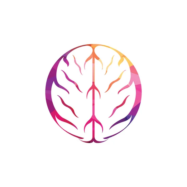 Pensa Conceito Ideia Brainstorm Power Thinking Brain Ícone Logotipo — Vetor de Stock