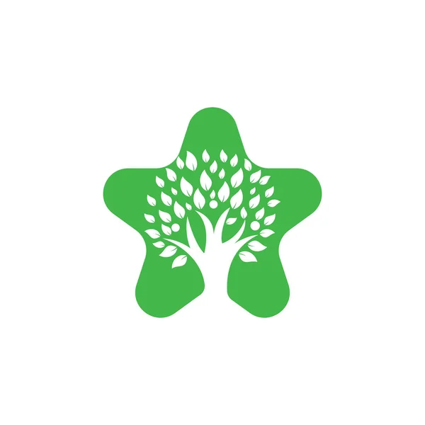 Icono Del Logotipo Vida Humana Personas Abstractas Vector Árbol Árbol — Vector de stock