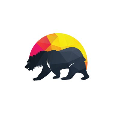 Ayı Logosu Simgesi Tasarım Vektörü. Bears Logo Konsepti. Simge Sembolü.