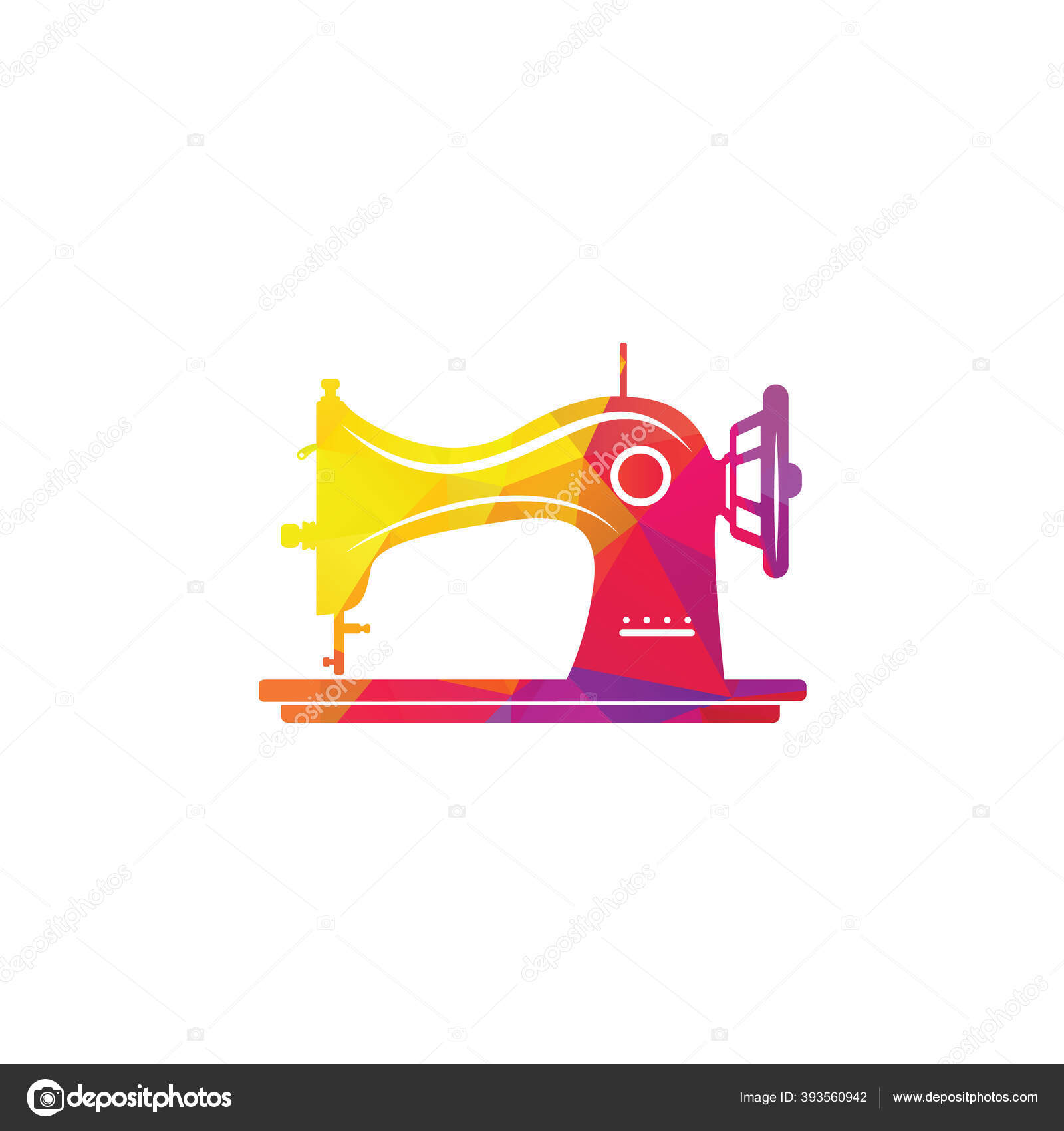Manual Sew Machine Vector Icon Simple Illustration Manual Stitching Machine  Stock Vector Image by ©@ #393560942