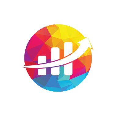 Business Finance Logo vektör simgesi tasarımı. İş Mali ve Muhasebe Logosu Tasarım Şablonu