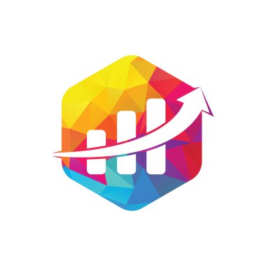 Business Finance Logo vektör simgesi tasarımı. İş Mali ve Muhasebe Logosu Tasarım Şablonu.