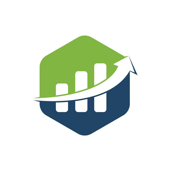 Business Finance Logo vektör simgesi tasarımı. İş Mali ve Muhasebe Logosu Tasarım Şablonu.