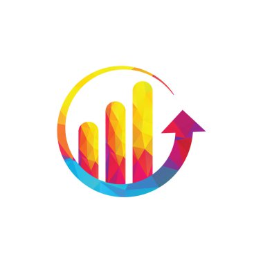 Business Finance Logo vektör simgesi tasarımı. İş Mali ve Muhasebe Logosu Tasarım Şablonu.