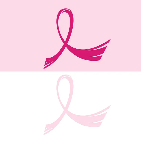 乳腺癌10月认知活动背景 妇女健康病媒设计 粉红丝带乳腺癌病媒图解设计 — 图库矢量图片