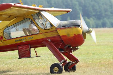 Wilga 35a uçağı, Pociunu havaalanı, Litvanya