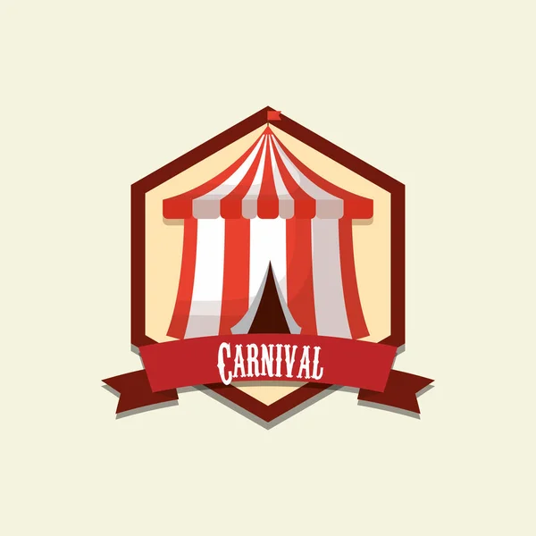 Design de circo de carnaval — Vetor de Stock