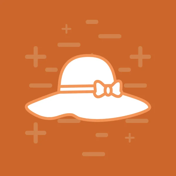 Strand kalap ikon — Stock Vector