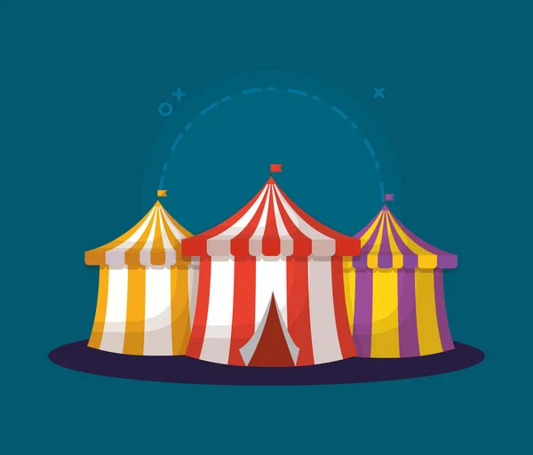 Design de circo de carnaval — Vetor de Stock