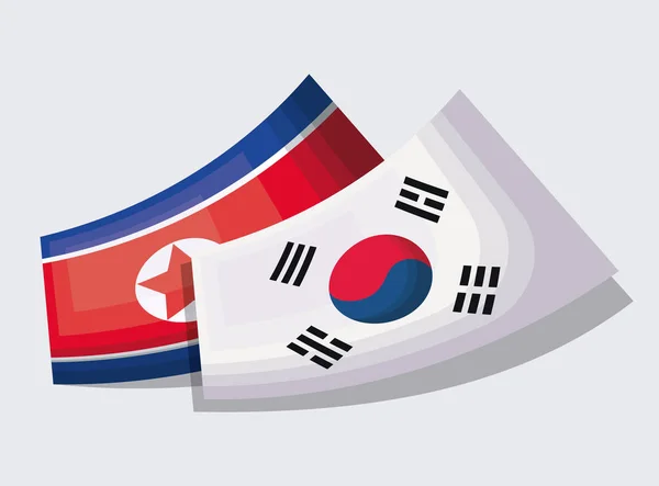 North korea design — Stock Vector