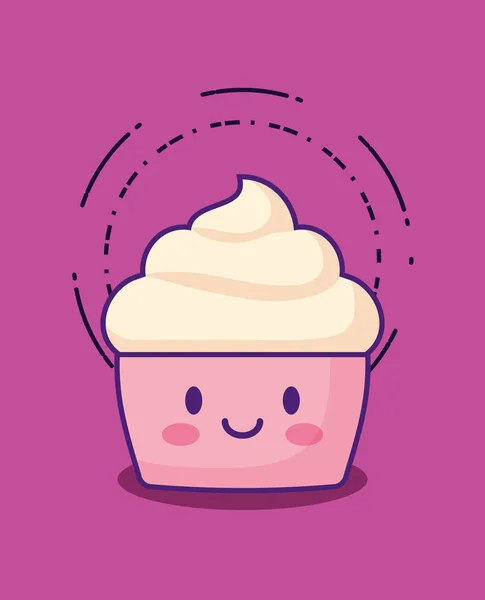 Cupcake-Ikone imafe — Stockvektor