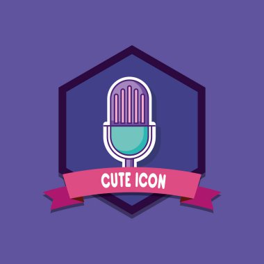 Retro mikrofon tasarım