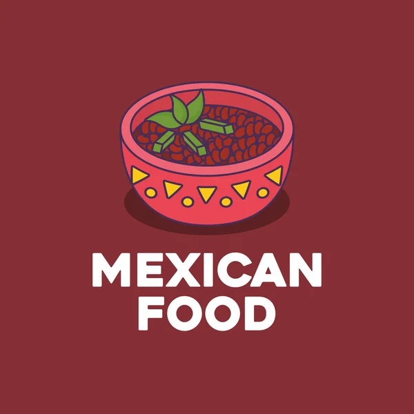 メキシコ料理デザイン — ストックベクタ